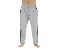 Malay Men's 2 Pack Jersey Joggers Drawstring Elastic Waist Lounge Pants (Grey, XL)