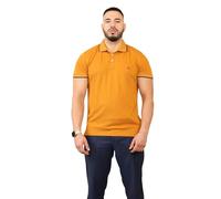 Malay Mens Polo Shirts 2 Pack Tipping Cotton T-Shirts Regular Fit Casual Plain Top