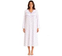 Malay Women's Thermal Nightdress Long Sleeve Floral Winter Nightie | Floral Print, Long Sleeve, Thermal Warmth, Winter Wear, Women's Nightwear