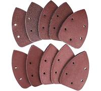 MALAYAS 80PCS Mouse Sander Pads Mouse Sanding Sheets Sandpaper Detail Sander Paper Assorted 40 60 80 100 120 180 240 320 400 800 Grit
