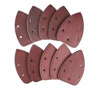 MALAYAS 80PCS Mouse Sander Pads Mouse Sanding Sheets Sandpaper Detail Sander Paper Assorted 40 60 80 100 120 180 240 320 400 800 Grit