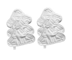 MALAYAS Hemore Home kitchen Accessories Microfibre Washable Cloth Pads to fit Vax, Bionaire, Efbe-Schotte, H20, Montiss & Delta Steam Mops (Pack of 6)