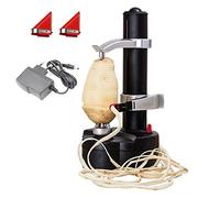 Malayas KKWLELEL Electric Potato Peeler [2 Extra Blades] - Automatic Rotary Fruit and Vegetable Cutter
