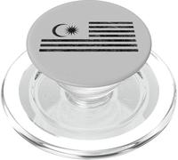 MALAYSIA FLAG MALAYSIAN BANNER KUALA LUMPUR PopSockets PopGrip for MagSafe