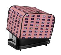 Malaysia Flag Print 4-Slice Toaster Cover Kitchen Accessory Appliance Protector Daily Use Waterproof