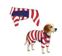 Malaysia Flag Print Dog Clothes - 4 Legs Jumpsuit Sweatshirt for Small Medium Large Dogs Cats