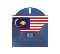 Malaysia Flag print Greeting Cards - Thank-You Cards Party Invitation Cards for Festive Celebrations