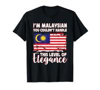 Malaysia Flag Proud Elegant Malaysian Boyfriend Girlfriend T-Shirt
