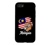 Malaysia Flag Roaring Tiger Patriotism Art Case for iPhone SE (2020) / 7/8