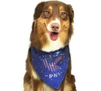 Malaysia It's in MyMalaysian USA Flag Soft Dog Bandana Scarf Triangle Kerchief Pet Accessories for Dogs & Cats42
