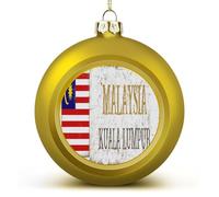 Malaysia Kuala Lumpur Xmas Balls Ornaments Malaysia Christmas Decorations Tree Balls for Holiday Wedding Party Decoration, Xmas Hanging Balls Tree Decorations