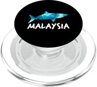 Malaysia Shark Design Malaysian Scuba Diving Souvenir PopSockets PopGrip for MagSafe