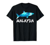 Malaysia Shark Design Malaysian Scuba Diving Souvenir T-Shirt