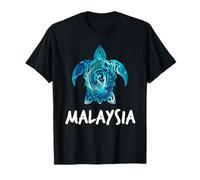 Malaysia Tribal Turtle Malaysian Scuba Diving Souvenir T-Shirt