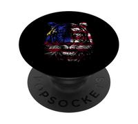 Malaysian Tiger Design Malaysia Pride PopSockets Adhesive PopGrip