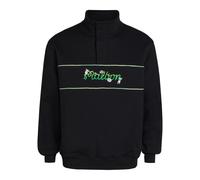Malbon Grateful Dead Printed Half-zip Cotton Sweatshirt - Black - L