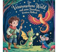 Malbuch: Der verwunschene Wald und seine Bewohner