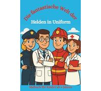 Malbuch: Die fantastische Welt der Helden in Uniform: Ausmalbuch für Kinder ab 4, Malbuch, Feuerwehrmann, Krankenschwester, Polizist, Arzt, Helden, ... Malbücher von Fridays Wonderland)