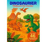 Malbuch Dinosaurier für Kinder