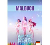 Malbuch Dunkle K-P-op-Idole: Kreative Manga- und Anime-Motive zum Entspannen, Träumen und Ausmalen
