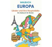 Malbuch Europa: Länder und ihre Hauptstädte