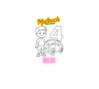 Malbuch für Jungs Delux: für Kinder ab 4 Jahre , 50 Seiten Malbuch mit Zahlen, Ideal für kleine Hände, Zahlen lernen, Ideal als Geschenk