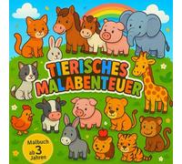 Malbuch für Kinder mit 65 Tieren und den Tiernamen