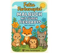 Malbuch mit süßen Tierbabys