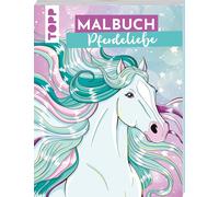 Malbuch Pferdeliebe: Das Pferde-Malbuch ab 10 Jahren, Helfrich, Helfrich,.