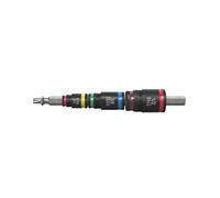 Malco 7-in-1 C-RHEX Flip Bit Socket Set with 3 cleanable, Reversible, and Stackable, Color-Coded sockets Featuring an Ultra-Powerful Magnet and a T25 Integrated Driver Head. Impact Rated.
