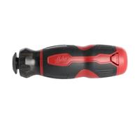 Malco HPGB Premium Grip Bit Storage Handle with 12 Impact-Rated Insert Bits - Ergonomic Overmolded Grip, Built-in Storage Compartment, Washer-Style Quick Release, 1/4" Hex Drivers