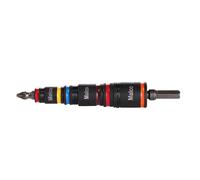 Malco MTP2A C-RHEX 7-in-1 Color Coded Socket Set with Sizes 1/4-5/16, 3/8-7/16, 1/2-9/16, Cleanable, Reversible & Stackable - Powerful Magnet - Impact Rating (#2