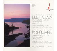 Malcolm Frager / Erich Gruenberg - Beethoven: Concerto for Violin & Orchestra; Schumann: Concerto for Piano & Orchestra