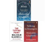 Malcolm Gladwell 3 Books Collection Set (Blink, The Tipping Point, Talking to Strangers)