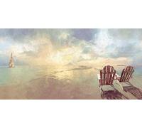 Malcolm Sanders, WDC91120, Malcolm Sanders - Heavenly Dawn 30 x 60cm Canvas Print, Multi-Color, 30 x 60cm