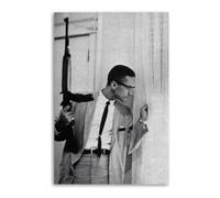 Malcolm X By Any Means Necessary Poster Decorative Painting Canvas Wall Posters And Art Picture Print Modern Family Bedroom Decor Posters 12x18inch(30x45cm)