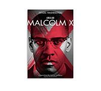 Malcolm X Film Anti Splash Art Posters Living Room And Bedroom Hanging Paintings Suitable for Multiple Scenarios No Need for Punching Easy to Install Suitable for Gifts And Personal UseUnframe-style20