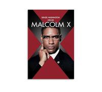 Malcolm X Film Poster Canvas Oil Painting Canvas Art Poster Home Hanging Painting Bar Art Interior Wall Decoration PosterUnframe-style08x12inch(20x30cm)