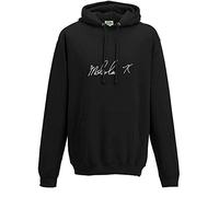 Malcolm X signature- Human Rights Activist Leader- Hoodie, Hooded Top Black