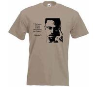Malcolm X T-Shirt - White - Medium