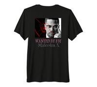 MalcolmX_003_Back Printed Premium T-Shirt