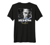 MalcolmX_004_Back Printed Premium T-Shirt