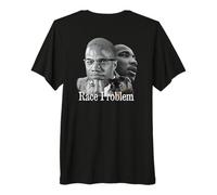 MalcolmX_005_Back Printed Premium T-Shirt