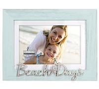Malden International Designs 4x6/5x7 Beach Days DIST. EXP, Blue