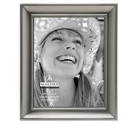 Malden International Designs Concourse Pewter Metal Picture Frame, 4x5, Silver - 192-45