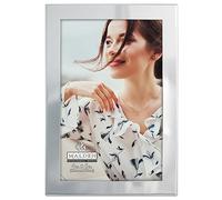 Malden International Designs Essentials Silver Metal Engravable Picture Frame, 4x6, Silver