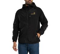 Sergio Tacchini Men's Maldini Hooded Jacket, Black, 4XL