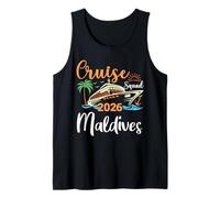 Maldives Cruise Squad 2026 Family Holiday Matching Tank Top