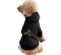 Maldives Flag Hammerhead Sharks Dog Clothes Short Sleeve Pet Hoodie Cute Cat Costume Jacket Tee for Small Dogs L