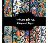 Maldives Folk Art Scrapbook Paper, Asian Junk Journal Paper, Travel Decorative Paper, DIY Projects, Origami, Collage Sheets, Decoupage Paper, 10 Designs, Double Sided
